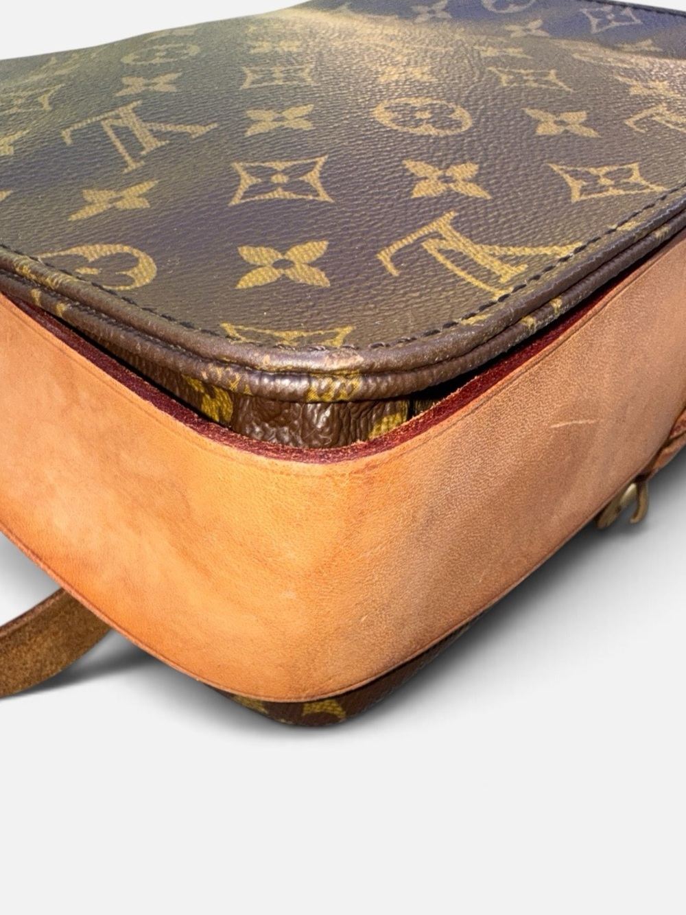 Louis Vuitton Vintage Monogram Cartouchiere GM Crossbody Bag SL881 🇫🇷 - Picture 15 of 16